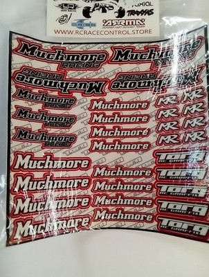 Much more Racing Logo Decal Sheet Red