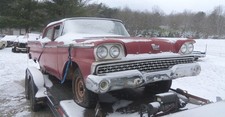3014. Used 1959 Ford Galaxie Fairlane Right Headlight Assembly