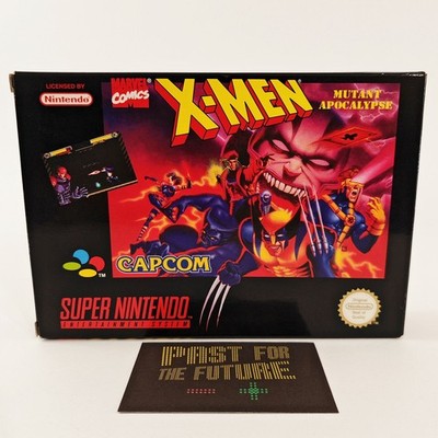 SNES Super Nintendo X-Men Mutant Apocalypse OVP CIB PAL EUR