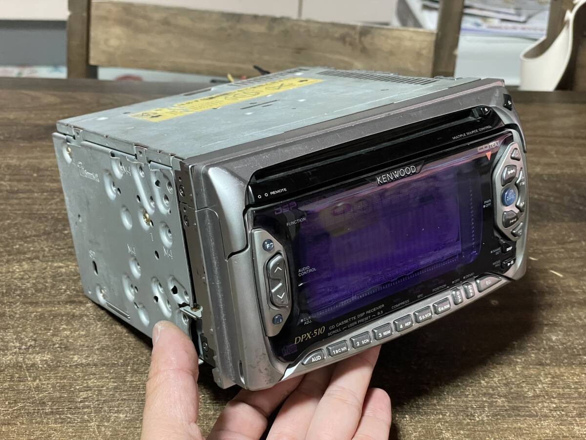KENWOOD DPX-510 CDカセットデッキ Kenwood DPX-510 2DIN CD Cassette Deck Player Tested | eBay