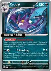 Crobat 029/064 Shrouded Fable Reverse Holo