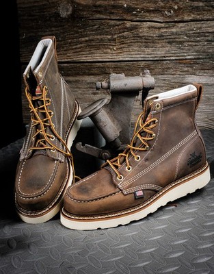 Thorogood Herren Weiche Zehen American Heritage Keil Stiefel 814-4203, Size 6.5D