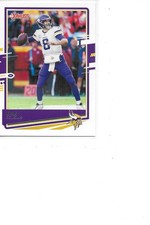 2020 Donruss Kirk Cousins Minnesota Vikings Football Card #158