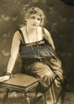 MARGARET THOMPSON SILENT FILM ACTRESS PORTRAIT 1910 5X7 PHOTO