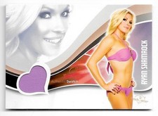 2013 BENCHWARMER BUBBLE GUM RYAN SHAMROCK AUTHENTIC SWATCH CARD # 4 WWE WCW HOT!