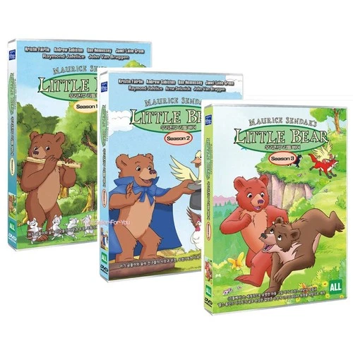 Little Bear Seasons 1, 2, 3 DVD Set(3 Discs, 3 Cases) 1995–2003 Maurice Sendak's