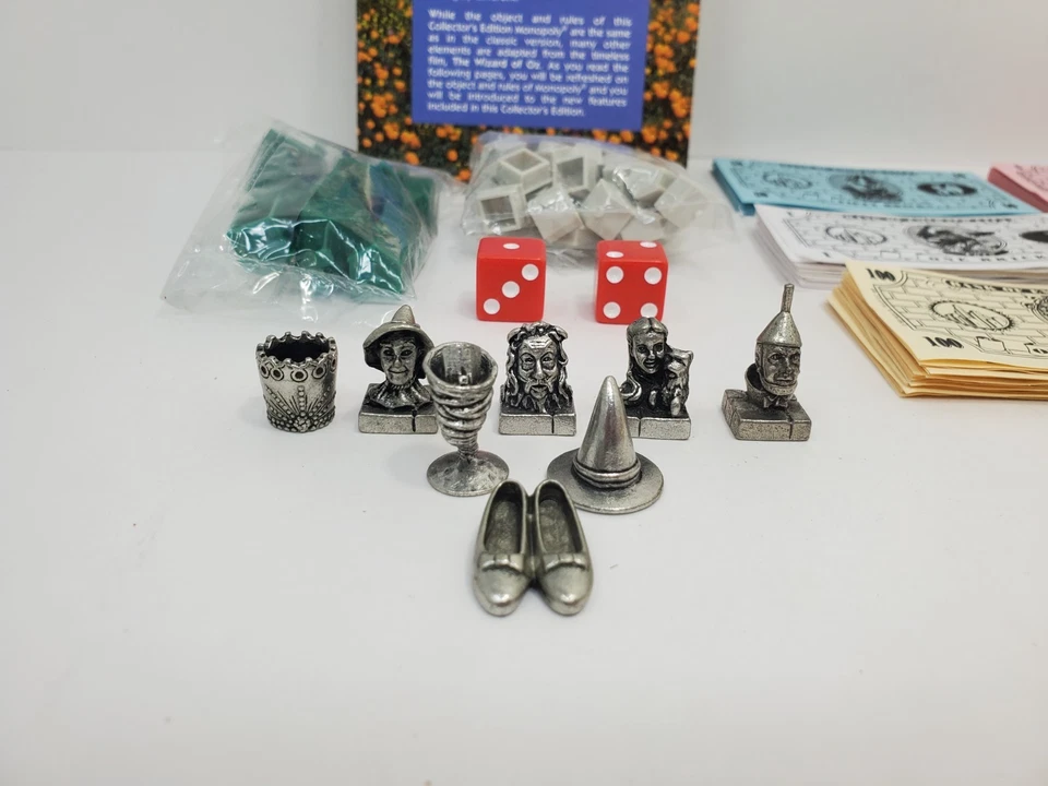 Monopoly The Wizard of OZ Collector's Edition Parts Tokens Money Houses Hotels - Image 4 of 4