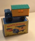 Vintage 1969 Matchbox Lesney No. 60 Truck w/ Site Office 1:64 Diecast w/ Box