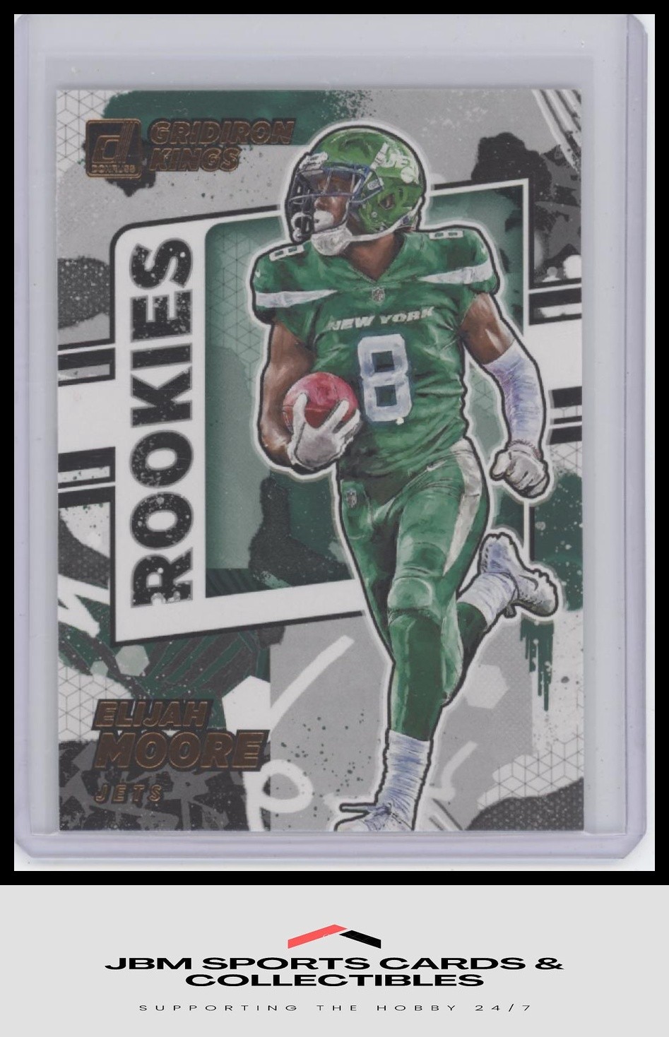 2021 Donruss #RGK-EMO Elijah Moore Rookie Gridiron Kings