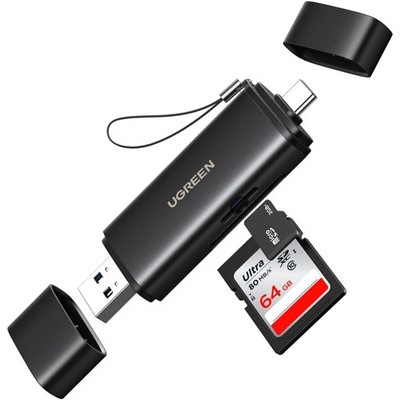 USB C SD Kartenleser SDXC SDHC MicroSD UHS-II UHS-I 312MB/s