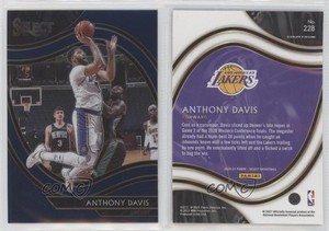 2020-21 Panini Select Courtside Retail Blue Anthony Davis #228