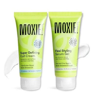 Moxie Beauty Curly Vibe Setter Travel Duo Flexi Styling Serum Gel 50ml  X 2