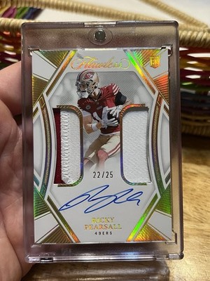 Panini 2024 Flawless Football Ricky Pearsall RDPA-RPL RPA Auto 22/25 49ers