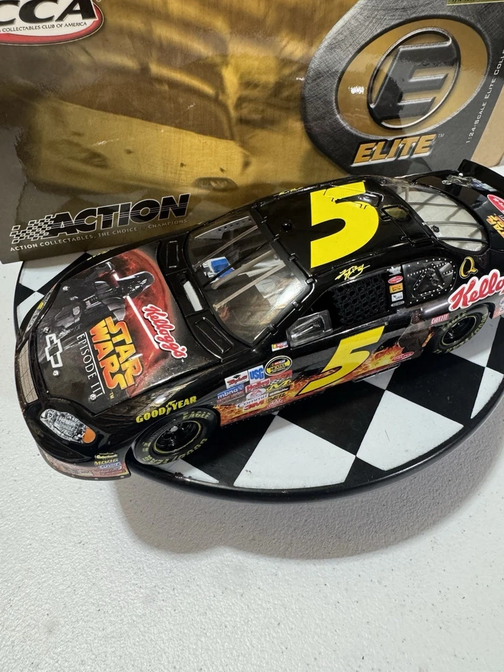 RARE* Kyle Busch ELITE #5 Kellogg’s Star Wars III 2005 1/24 Nascar Diecast - Image 4 of 4