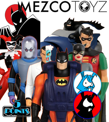Batman 1989 & Animated 5 Points Figures - Pick and Choose - 3.75inch Mezco Toys