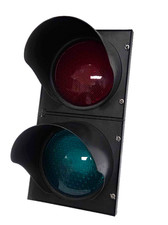 Eagle Signal Durasig Industrial Traffic Light, 8", Red + Green, Full Assy NOS