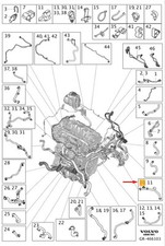 VOLVO XC90 MK2 Cooling System Hose 32138627 NEW GENUINE
