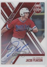 2017 Panini Elite Extra Edition Status Red Die-Cut 66/75 Jacob Pearson Auto 7m3