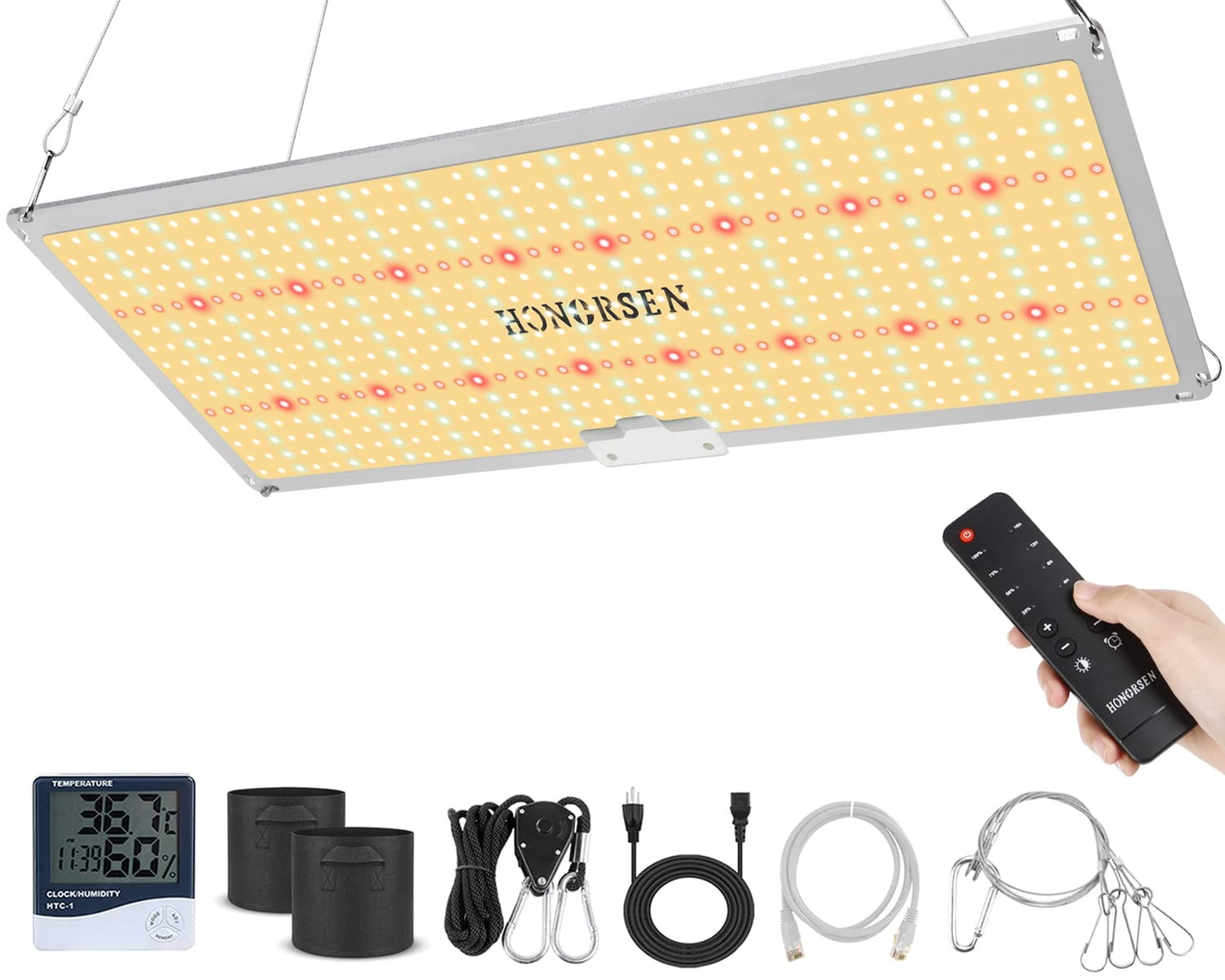 Full Spectrum 3x4ft Coverage Remote Control Dimmable Gro...