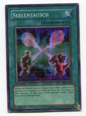 Yu-Gi-Oh! Light Played Seelentausch Super Rare 1. Auflage SDY-G037 LP