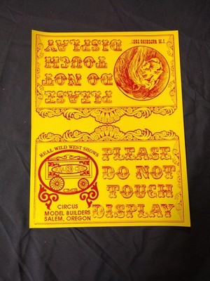 VINTAGE CIRCUS MODEL BUILDERS INTERNATIONAL MEMBERSHIP FLYER  31-70
