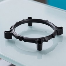 Replacement Durable CPU Fan Radiator Mount Bracket Plastic Alloy Black for Home