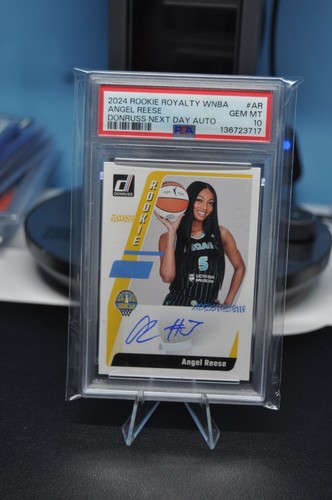 2024 PANINI ROOKIE ROYALTY WNBA DONRUSS NEXT DAY AUTO ANGEL REESE PSA 10 POP 3!!