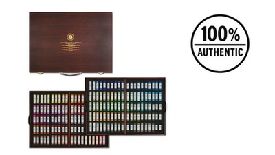 Mungyo Gallery Artists' Handmade Soft Pastel Wood Box of 200 Colors MPHM-200W