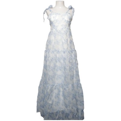 JardinVue, Maxikleid, Größe: M, Blau/Weiß/Mehrfarbig, Polyester, Blumen #xB6