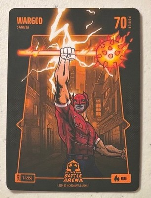 2024 Bo Jackson Battle Arena Wargod Fire # T-12/50 Mike Trout Angels