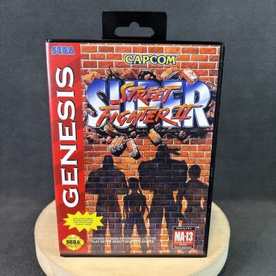 SEGA Genesis - Super Street Fighter II: The New Challengers - CIB, Reprint Art