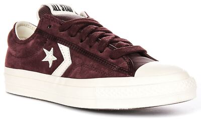 Converse A11532C Star Player 76 Suede Mens Sneakers In Maroon US 7- 11