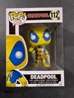 Funko POP! Marvel Deadpool Yellow Blue #112 * Vaulted * New *No Sticker*