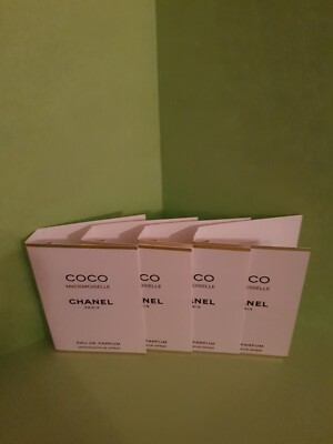 CHANEL COCO MADEMOISELLE 1,5 ml Eau de Parfum Spray 4 Stück Proben ...