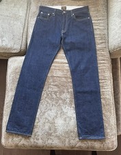 Civilianaire Jeans Men s Size 32X33 Blue Japanese Selvage Denim Slim Made in USA