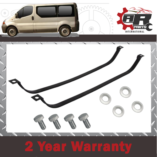 Fuel Tank Straps Set fits Nissan Primastar Renault Trafic Vivaro inc