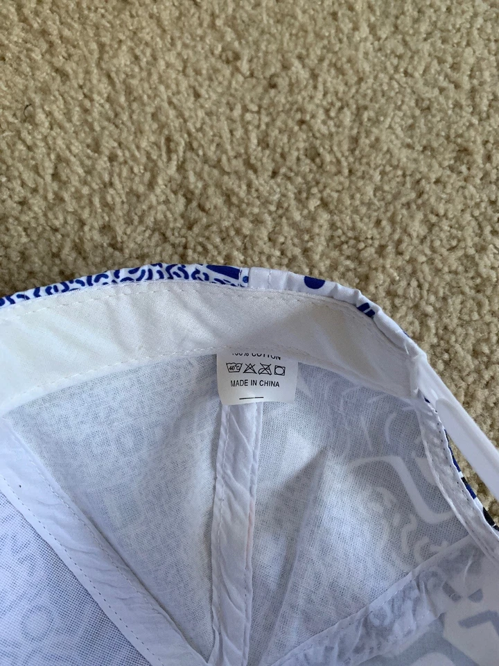 杜克女式篮球蓝色魔鬼平沿帽全印花 NCAA — 第 4/4 张图片