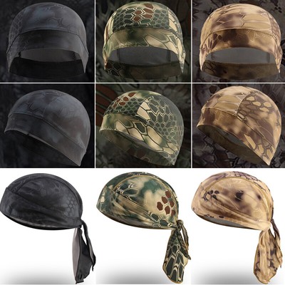 Cycling Durag Du-rag Skull Cap Doo Rag Head Wrap Beanie Hats Biker Helmet Liner;