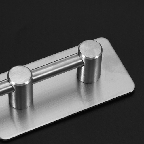 Self Adhesive 304 Stainless Steel Toilet Paper Holder Storage Bathroom Kitchen - Picture 11 of 12