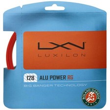 NEW Luxilon ALU POWER Roland Garros 16g 1.28 Tennis String Set CLAY Pack