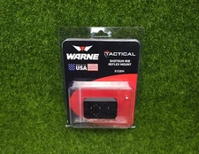 Warne Red Dot Shotgun Rib Reflex Mount, Aluminum Anodized Finish, Black - 6108M