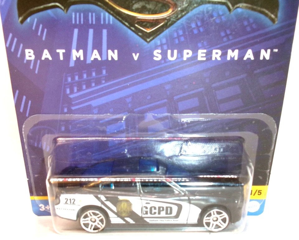 2022 HOT WHEELS 1:64 HW BATMAN SERIES 1/5 BLACK WHITE '11 DODGE CHARGER R/T - Image 2 of 4