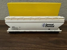 Accurate Finishing HO Scale General Chemical Covered Hopper w/KDs - Partially **