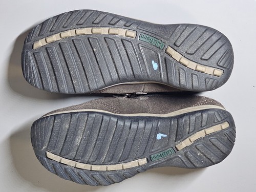LL Bean Damenschuhe Größe 6,5 braun Mary Jane Klettverschluss Wildleder Freizeit Komfort - Bild 9 von 9