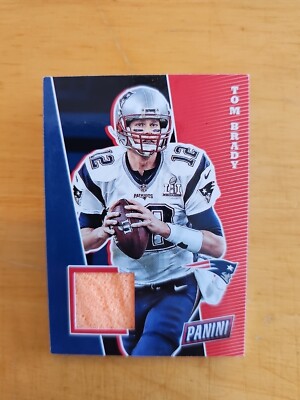 2017 Panini The National Tom Brady Super Bowl LI Game Used Pylon Card