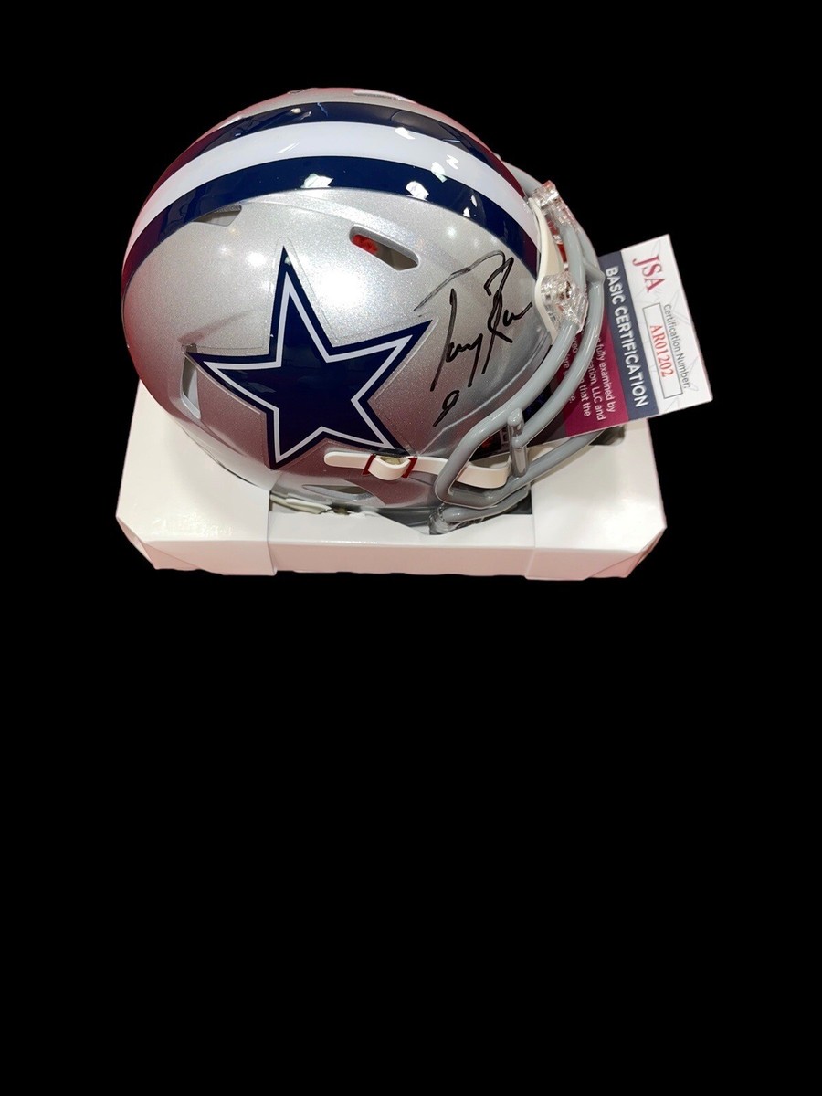 TONY ROMO Signed DALLAS COWBOYS SPEED NFL Mini Helmet PRO BOWL CBS JSA RARE