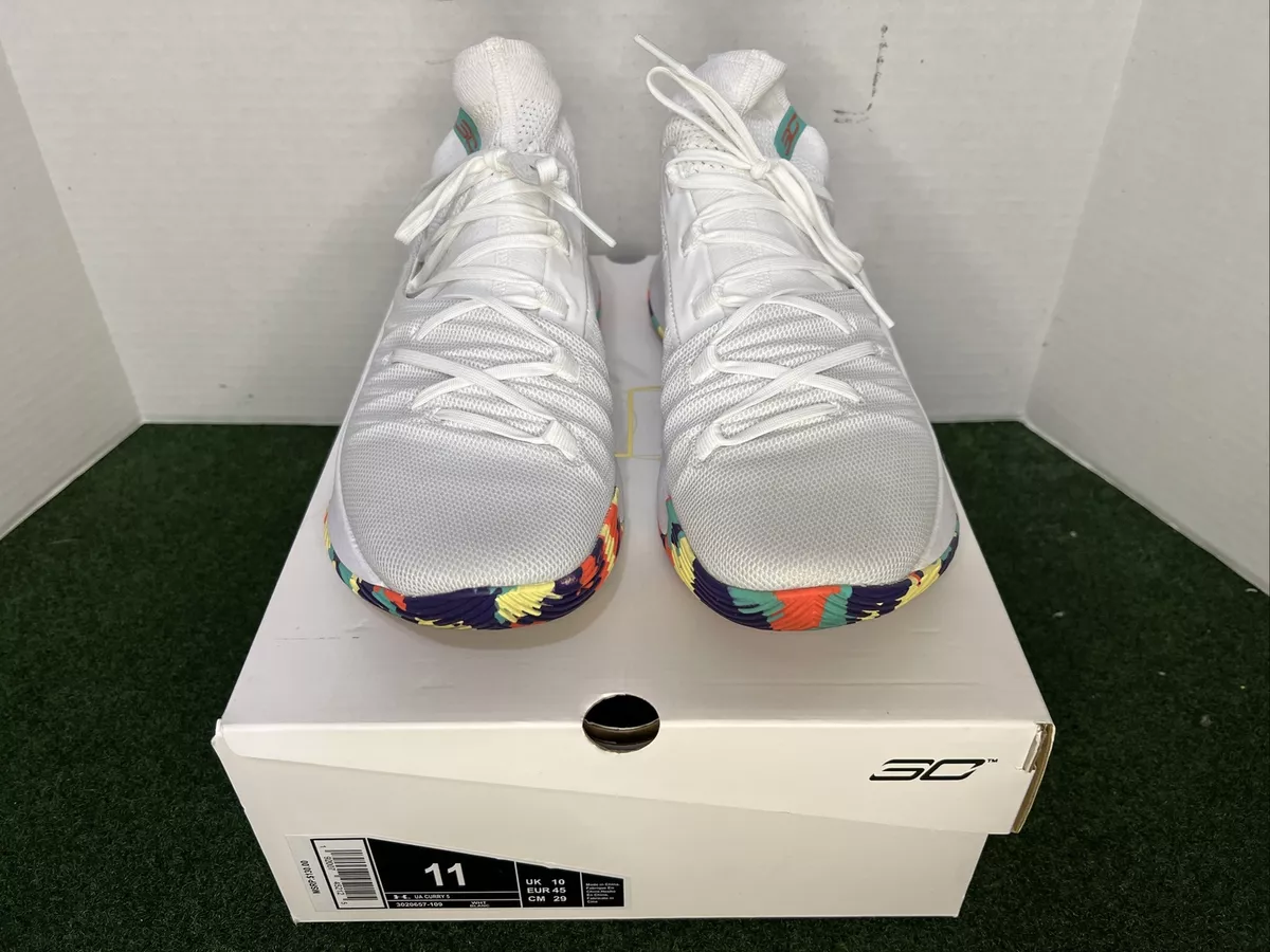 Under Armour Curry 5 Confetti US Men s Size 11 Multi White