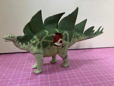 1993 Kenner Jurassic Park Stegosaurus JP07 Dino Damage Wound Dinosaur Toy  Figure