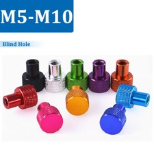 Knurled Thumb Nuts Blind Hole Aluminum Alloy Hand Grip Knob Screws M5 M6 M8 M10