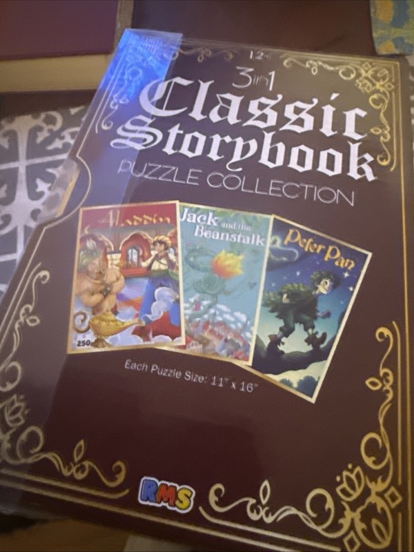 Games Hub Puzzles~SET OF THREE PUZZLES~ Classic Disney Storybooks